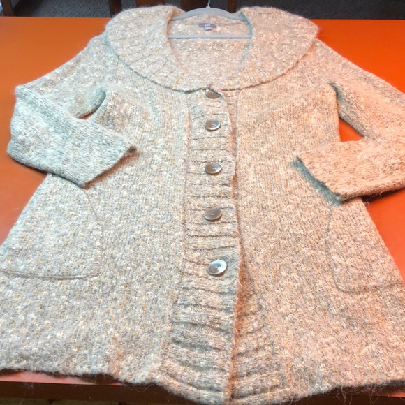 J. Jill Sweaters - ECU J. Jill alpaca/mohair long cardigan, size L